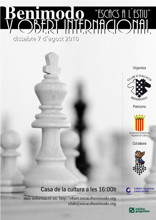 5. Abierto de Ajedrez Vila de Benimodo