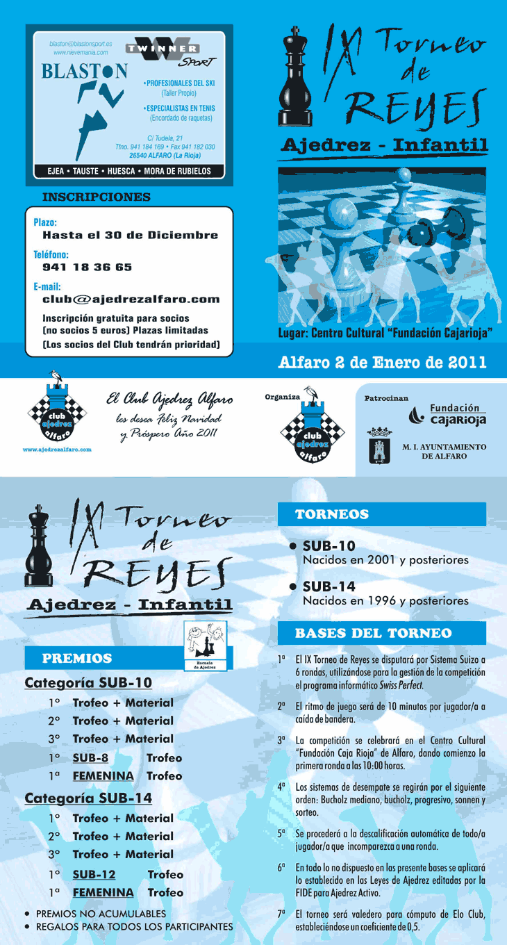 9. Torneo de Reyes Alfaro 2011