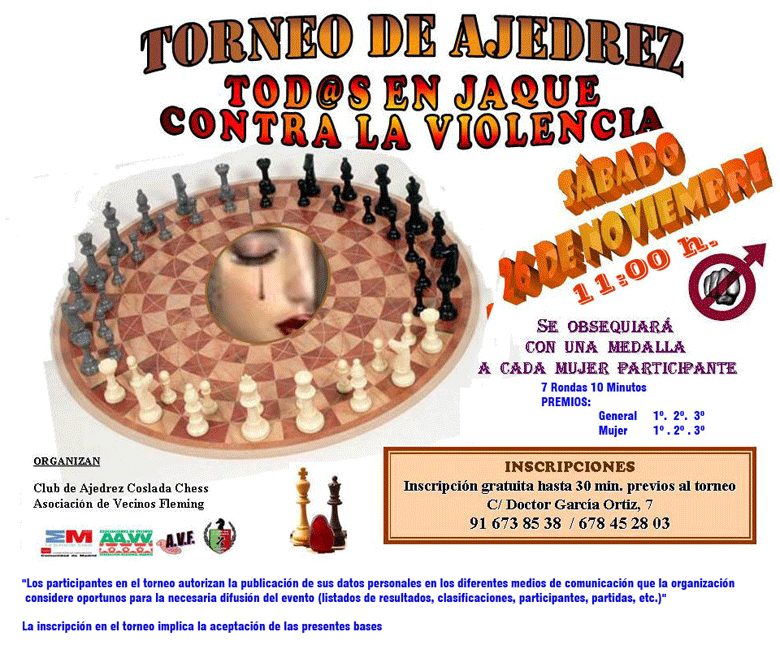 Torneo Tod@s en Jaque contra la violencia 2011