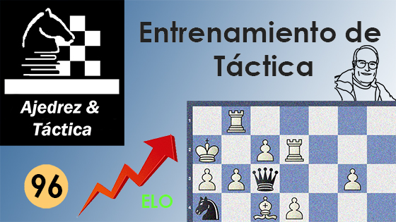 Ajedrez Entrenamiento de Táctica 96