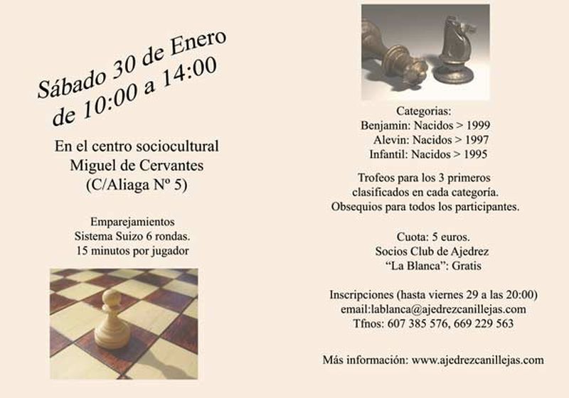 5. Torneo de Ajedrez Infantil de Canillejas